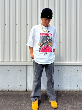 「アイテム（ネックレス、ゴールド系）」を使った、ミヤさん（メンズ・175cm）の夏コーディネート