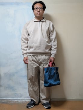 「ROOTOTE（ルートート）のアイテム（バッグ）」を使った、masayukiさん（メンズ・170cm）の春コーディネート