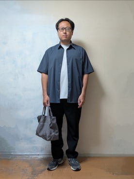「L.L.Bean（エルエルビーン）のアイテム」を使った、Mar24さん（メンズ・170cm）の夏コーディネート