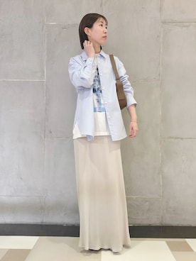 「Lilas（リラ）のアイテム」を使った、kazuyoさん（レディース・163cm）の春コーディネート