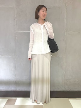 「Lilas（リラ）のアイテム」を使った、kazuyoさん（レディース・163cm）の春コーディネート