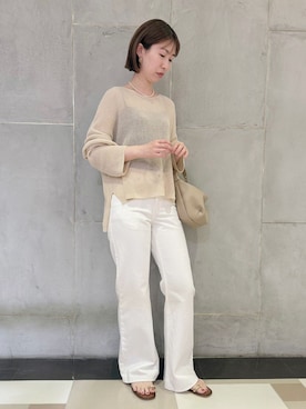 「Lilas（リラ）のアイテム」を使った、kazuyoさん（レディース・163cm）の春コーディネート