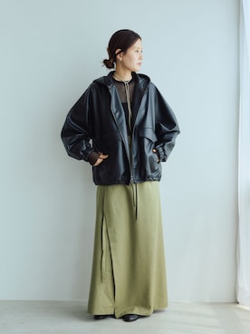 「BASERANGE（ベースレンジ）のアイテム」を使った、kuboさん（レディース・165cm）の夏コーディネート