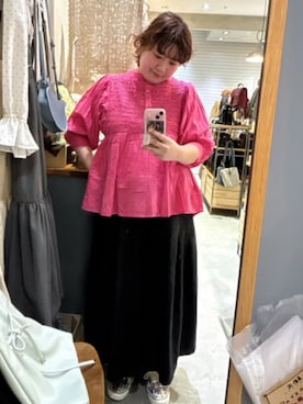 「Bleu Bleuet（ブルーブルーエ）のアイテム」を使った、cha_chan_zzzさん（レディース・160cm）の春コーディネート