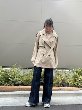 「Floran（フローラン）のアイテム」を使った、caanaさん（レディース・162cm）の冬コーディネート