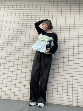 caanaさん（レディース・162cm）の春コーディネート