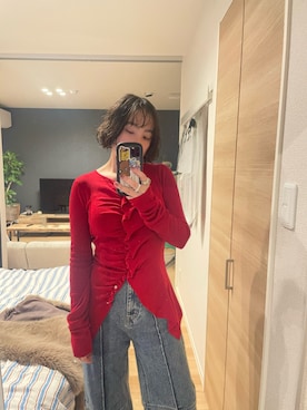 「PRANK PROJECT（プランクプロジェクト）のアイテム」を使った、caanaさん（レディース・162cm）の冬コーディネート