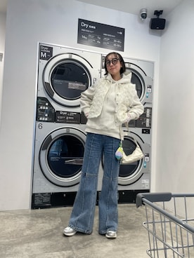 「PRANK PROJECT（プランクプロジェクト）のアイテム」を使った、caanaさん（レディース・162cm）の冬コーディネート