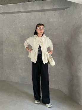 「Riberry（リベリー）のアイテム」を使った、caanaさん（レディース・162cm）の冬コーディネート