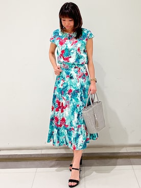 「COUP DE CHANCE（クードシャンス）のアイテム（シャツ/ブラウス）」を使った、AYAさん（レディース・154cm）の春コーディネート