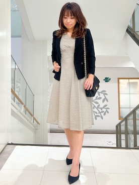 「レディーススーツ」｜AYAさん（レディース・154cm）の秋コーディネート
