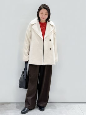 yuka.aさん(レディース・159cm)の冬コーディネート