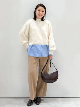 yuka.aさん(レディース・159cm)の冬コーディネート