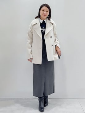 yuka.aさん（レディース・159cm）の冬コーディネート