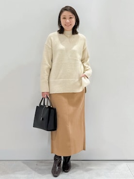 yuka.aさん(レディース・159cm)の冬コーディネート