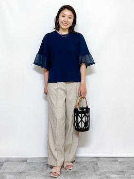 yuka.aさん（レディース・159cm）の夏コーディネート