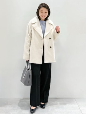yuka.aさん(レディース・159cm)の冬コーディネート