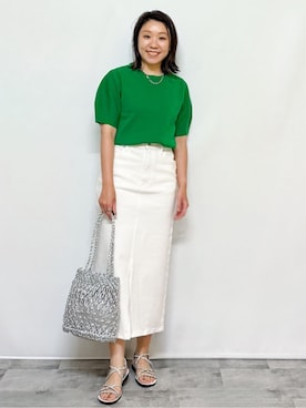 yuka.aさん(レディース・159cm)の夏コーディネート