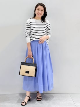 「COCUE（コキュ）のアイテム」を使った、yuka.aさん（レディース・159cm）の春コーディネート