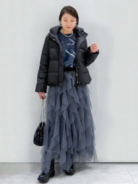 yuka.aさん(レディース・159cm)の冬コーディネート