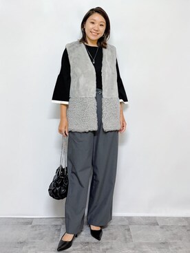 yuka.aさん(レディース・159cm)の秋コーディネート