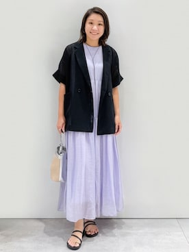 yuka.aさん（レディース・159cm）の夏コーディネート