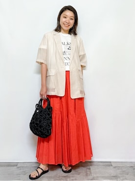 yuka.aさん（レディース・159cm）の夏コーディネート