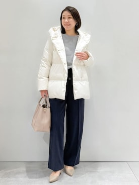 yuka.aさん（レディース・159cm）の冬コーディネート