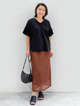 yuka.aさん（レディース・159cm）の夏コーディネート