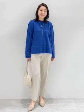 「THE SHOP TK （ザ ショップ ティーケー ）のアイテム」を使った、yuka.aさん（レディース・159cm）の春コーディネート