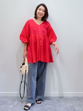 yuka.aさん（レディース・159cm）の夏コーディネート