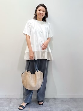 yuka.aさん(レディース・159cm)の夏コーディネート