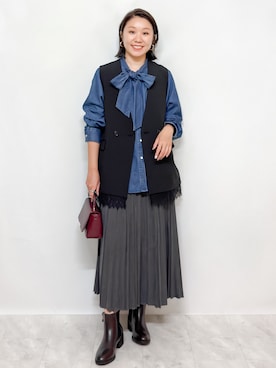 yuka.aさん(レディース・159cm)の秋コーディネート