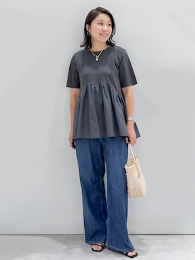 yuka.aさん（レディース・159cm）の夏コーディネート