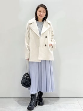 yuka.aさん（レディース・159cm）の冬コーディネート