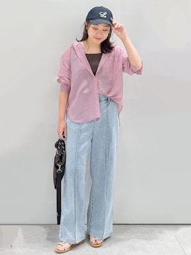 yuka.aさん（レディース・159cm）の夏コーディネート