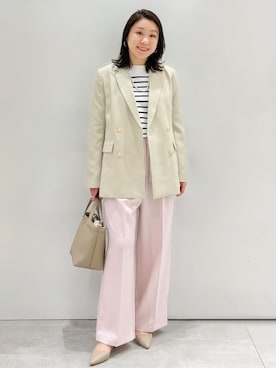 「COCUE（コキュ）のアイテム」を使った、yuka.aさん（レディース・159cm）の春コーディネート