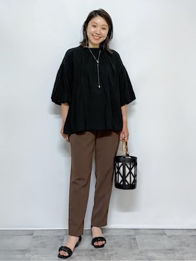 yuka.aさん(レディース・159cm)の夏コーディネート