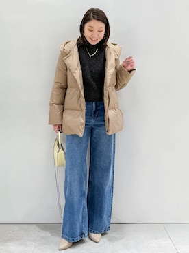 yuka.aさん（レディース・159cm）の冬コーディネート