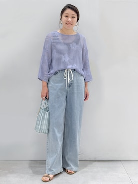 yuka.aさん(レディース・159cm)の夏コーディネート