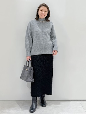 yuka.aさん(レディース・159cm)の冬コーディネート