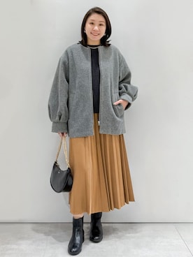 yuka.aさん(レディース・159cm)の冬コーディネート