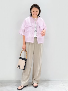 yuka.aさん(レディース・159cm)の夏コーディネート