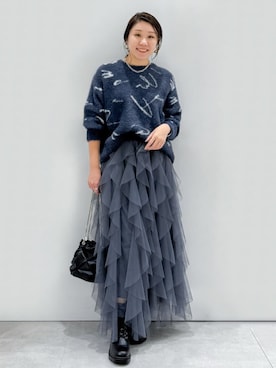yuka.aさん(レディース・159cm)の冬コーディネート