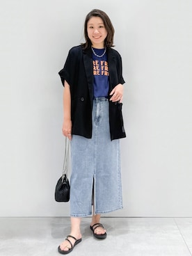 yuka.aさん(レディース・159cm)の夏コーディネート