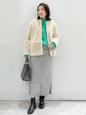 yuka.aさん(レディース・159cm)の冬コーディネート
