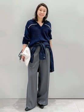 yuka.aさん（レディース・159cm）の春コーディネート