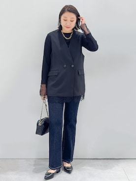 yuka.aさん（レディース・159cm）の秋コーディネート
