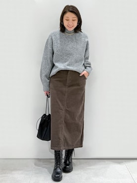 yuka.aさん(レディース・159cm)の冬コーディネート