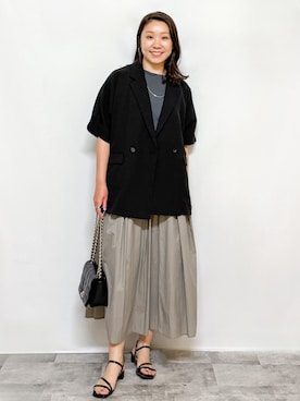 yuka.aさん（レディース・159cm）の春コーディネート